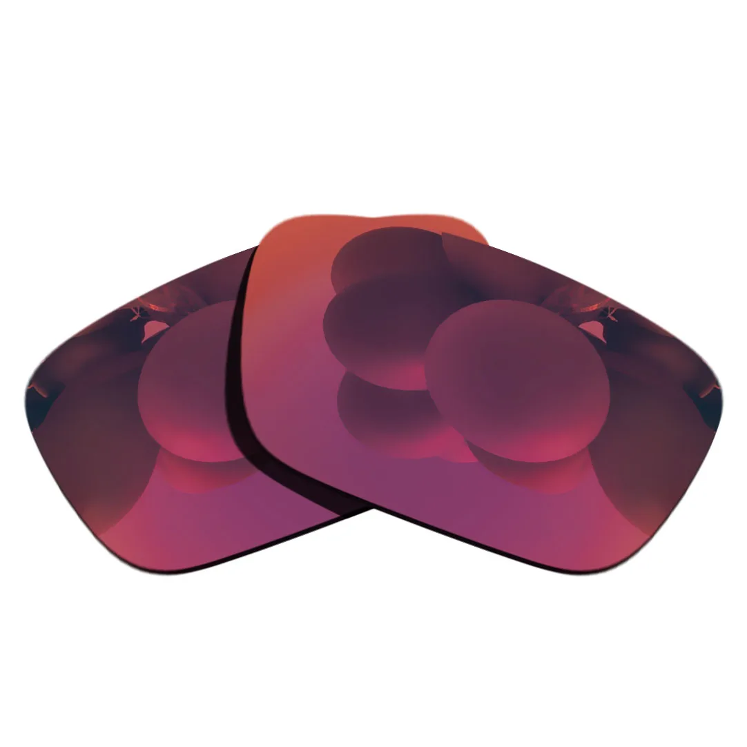 

100% поляризованные Сменные линзы с точной огранкой для солнцезащитных очков жюри с пурпурным красным зеркальным покрытием цвета на выбор