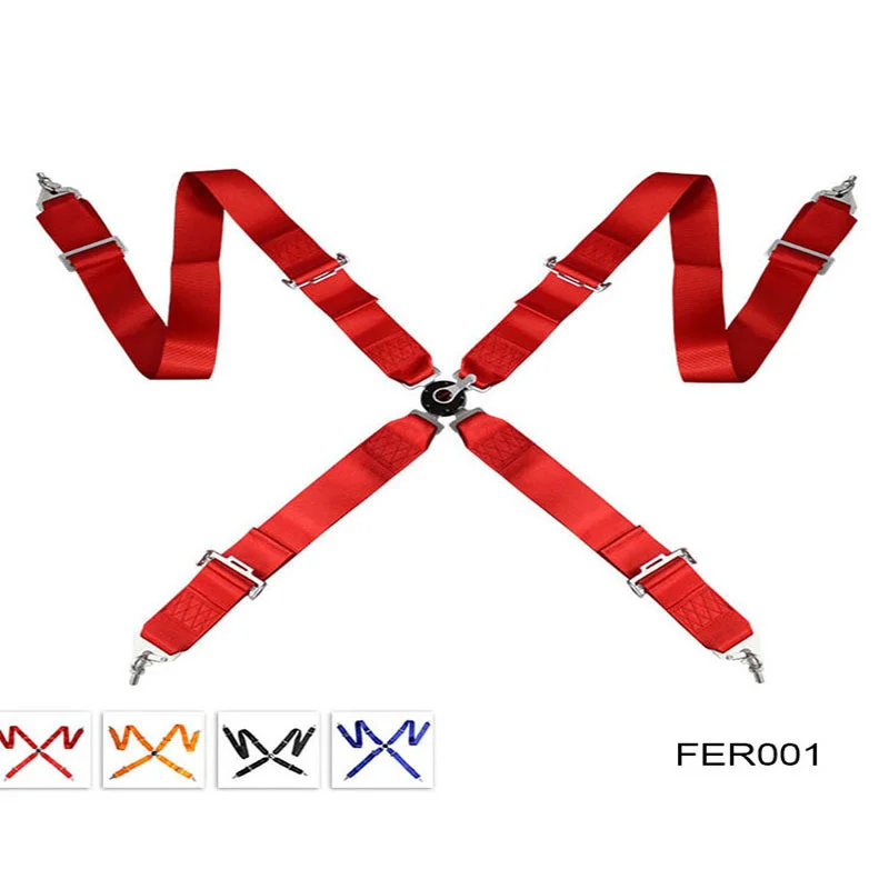 

4 точки, 3-дюймовый Camlock, ремень безопасности для гоночных автомобилей, регулируемый ремень безопасности для водителей, без FER001