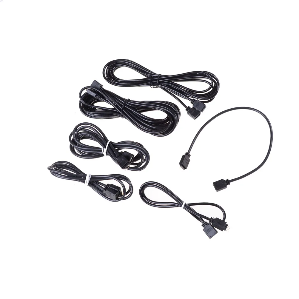 Горячее предложение 4 PIN разъем для разноцветных светодиодов кабель удлинитель