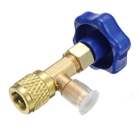 1 pcs low pressure dispensing valve bottle opener 14 sae connector mayitr refrigerant bottle can tap for r22 r134a r410a gas