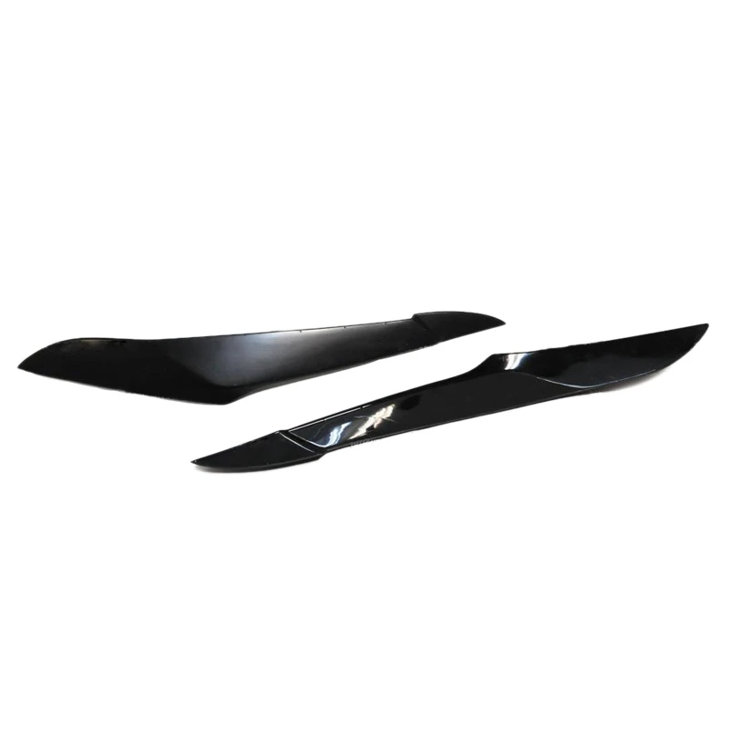 for-BMW X5 E70 2007-2013 Headlight Lid Eyebrows Eyelids Decoration Head Light Lamp Cover Trim Gloss Black | Автомобили и