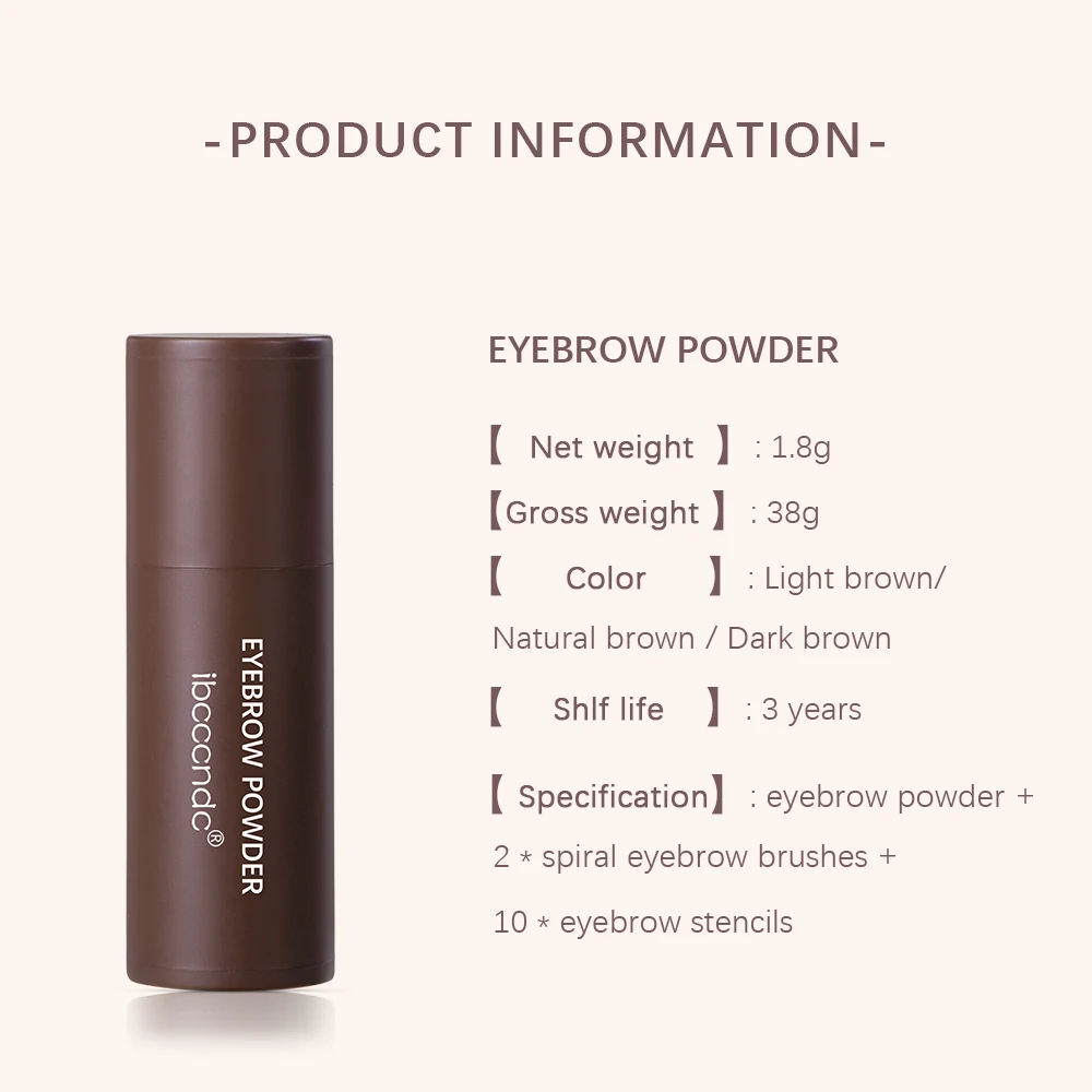 1 Set Eyebrow Stamp Brow Kit Gel Stencil Waterproof Powder Makeup Reusable | Красота и здоровье