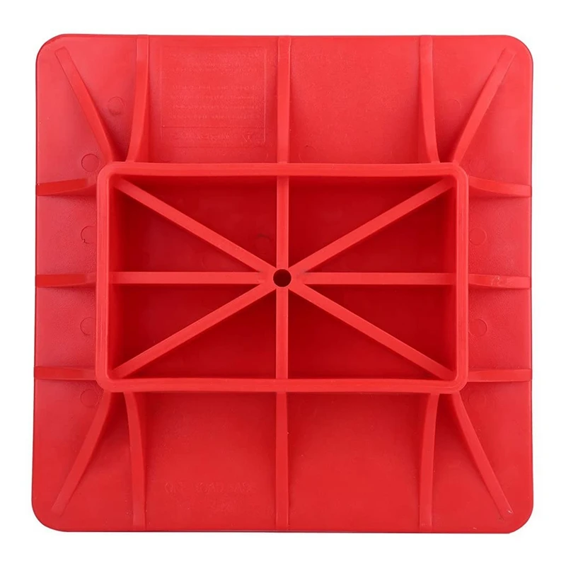 

Red Modified Reinforced Jack Off-Road Base Lifting Jack Surface Pad to Alleviate Jack Hoisting Sinkage