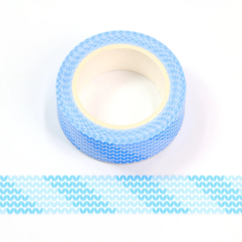 

Новинка 10 шт./лот декоративные милые синие листья васи ленты DIY Скрапбукинг планировщик клейкая японская Маскировочная лента кавайные Канц...