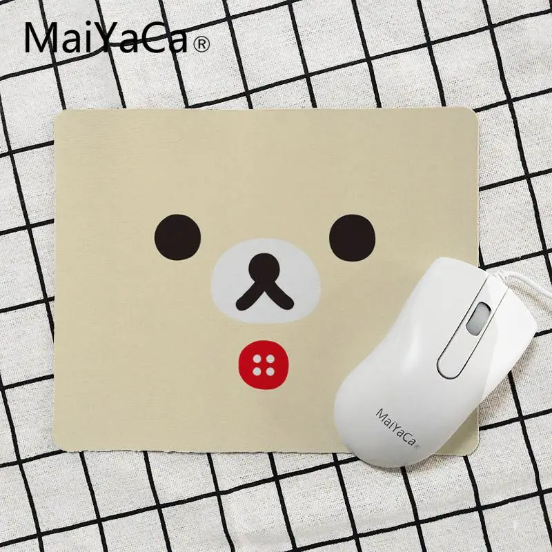 MaiYaCa пользовательский кожаный Korilakkuma Rilakkuma резиновый коврик для мыши игровой