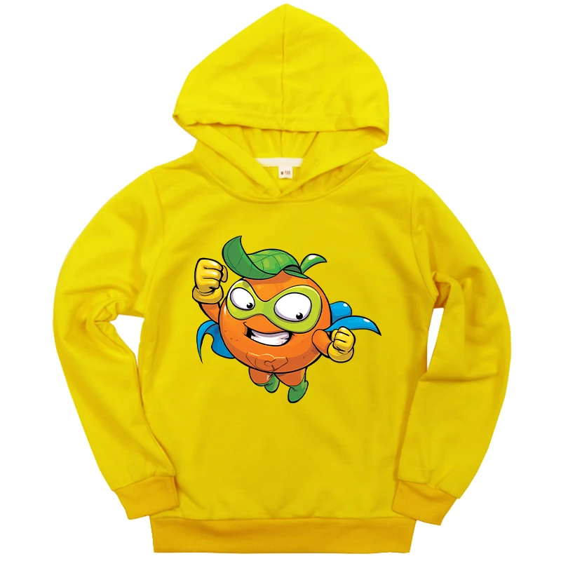 

Lovely Cartoon Super Zings Hoodies for Kids Boys Girls Casual Pullover Superzings Design Sweatshirt Hip Hop Casual Streetwear