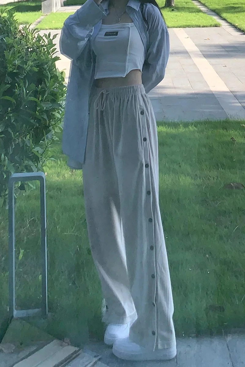 Брюки женские на раннюю осень милый крутой соленый обжаренный женский костюм из
