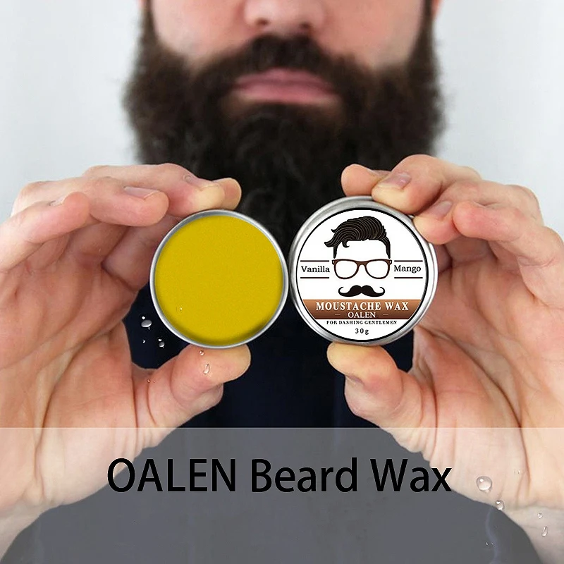 

Lanthome Male Beard Wax Attractive Mustache Moustache Nourishing Beard Care Improve Messy Sparseness Reducing Curls Hair Growth