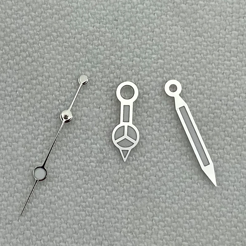 Зеленые светящиеся стрелки для часов аксессуары рук запчасти Seiko NH35 NH36 Miyota 8205 8215