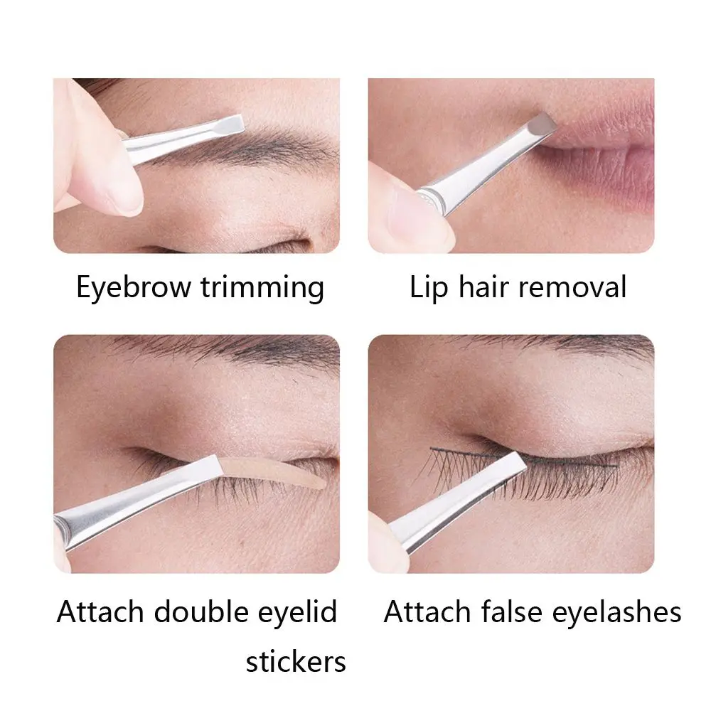 

New Fine Hair Beauty Removal Eyebrow Tweezer Slanted Eye Brow Clip Hairs Puller