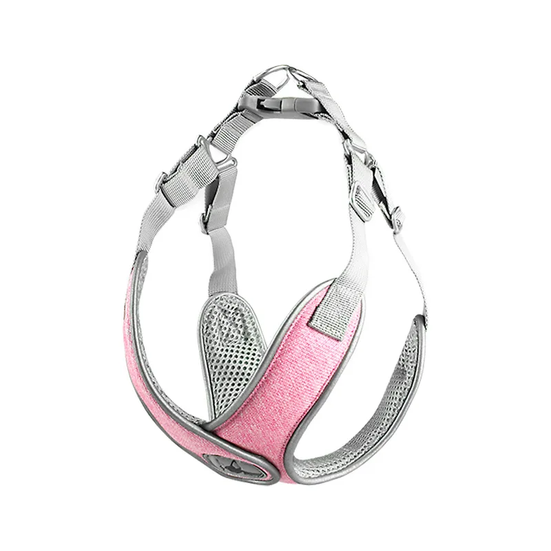 

Pet universal leash chest strap, breathable reflective vest type, small and medium-sized dog leashes are safe at night