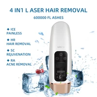 4 in 1 laser hair removal ipl epilator 600000 flashes ice painless photoepilator maquina de cortar cabello hr sc ra depiladora