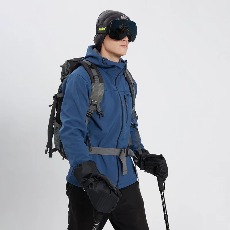 1 пара лыжные перчатки теплые варежки для снегохода ветрозащитные зимние