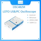 LOTO USBосциллограф для ПК OSC482M(Android + Windows), частота дискретизации 50 мсс, полоса пропускания 20 МГц, для автомобилей, студентов, инженеров