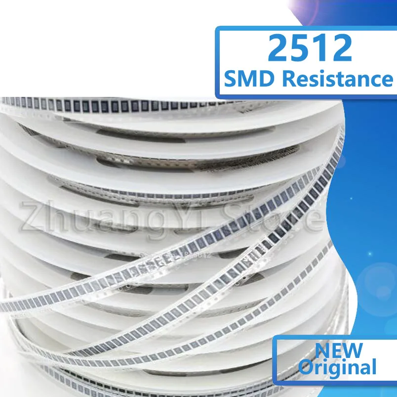 

50PCS 2512 SMD Resistor 5% 0 ohm 1W 0R