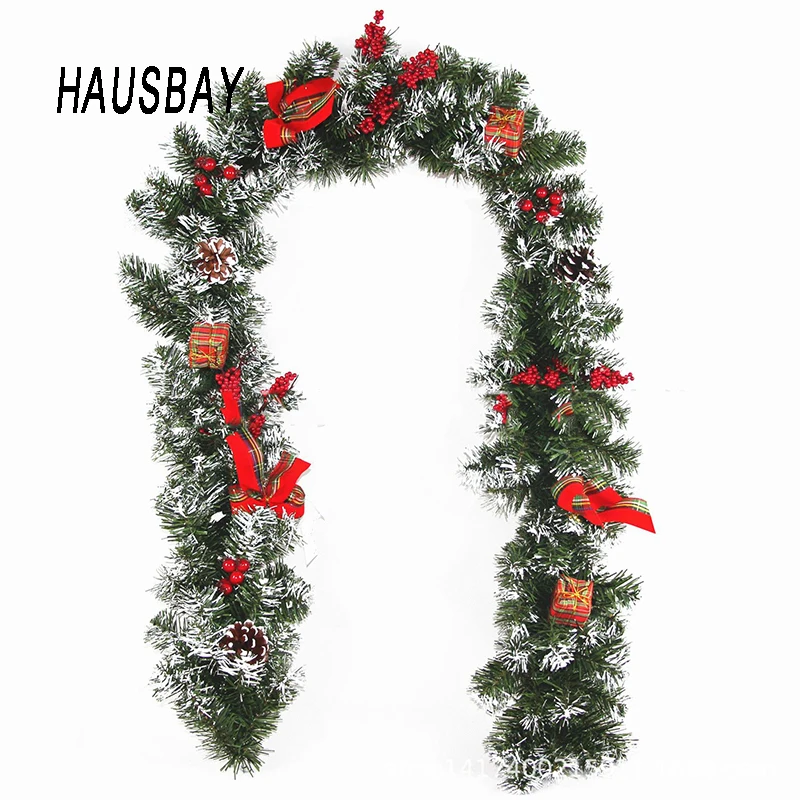 Рождественская декоративная панель 1 8 м елка вершины лента гирлянда украшения