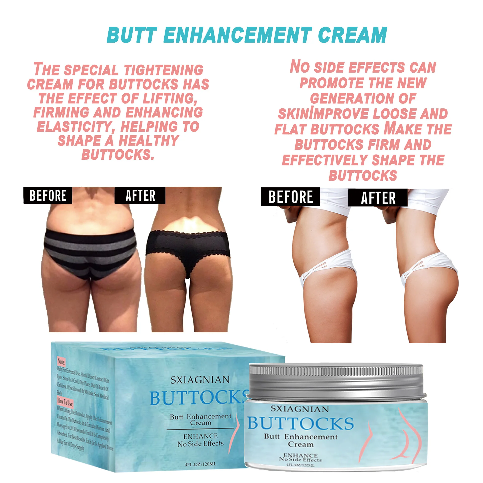 120 мл крем для ягодиц ягодицы укрепляющий увлажняющий отбеливающий кожи больше