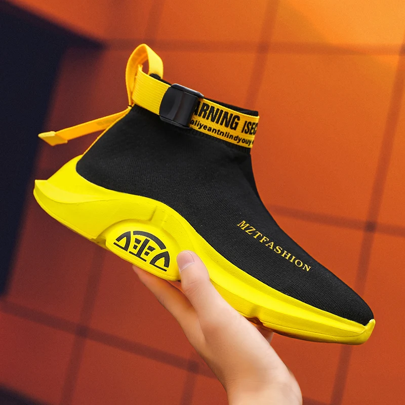 Мужские носки с высоким берцем дышащая Спортивная обувь для мужчин мужские