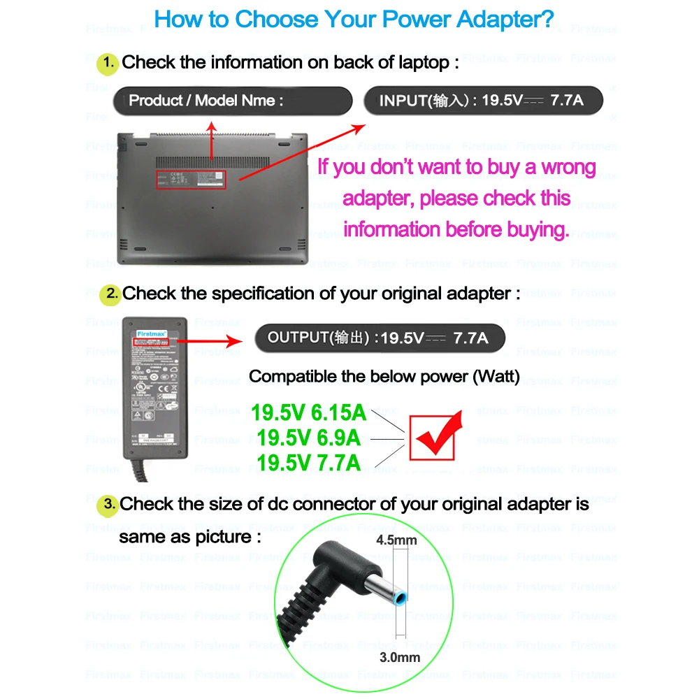 Тонкий адаптер питания переменного тока 19 5 в А зарядное устройство для ноутбука