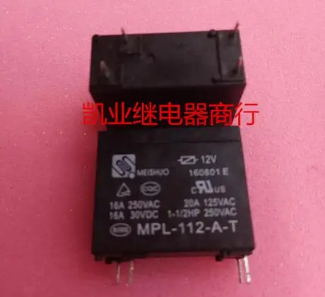 Новое реле MPL 112 A T 12V MPL112AT 12VDC DIP4 10 шт./лот|Реле| |