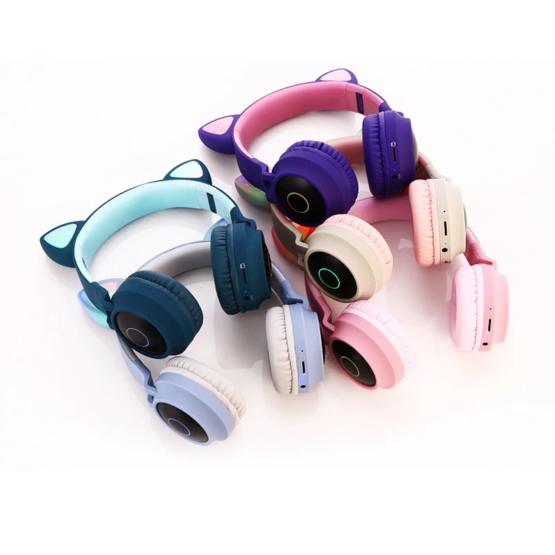 Новинка игровой светодиодный наушник Bluetooth 5 0 для молодых людей детская