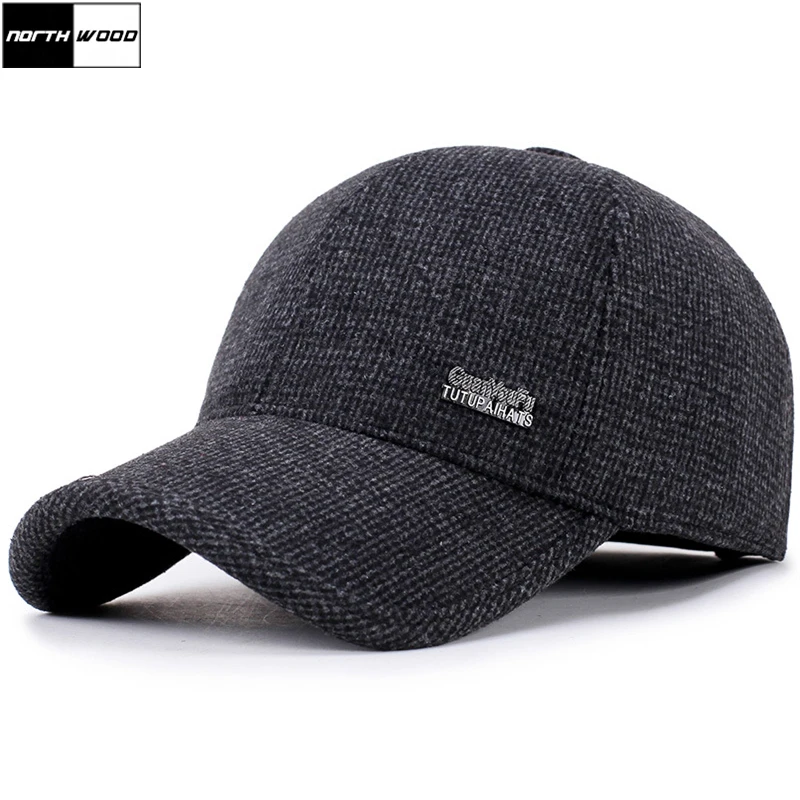 [NORTHWOOD] 2020 Новый Зимний Бейсболка Для Мужчин Gorras Snapback Шапка С Ушными Шапками