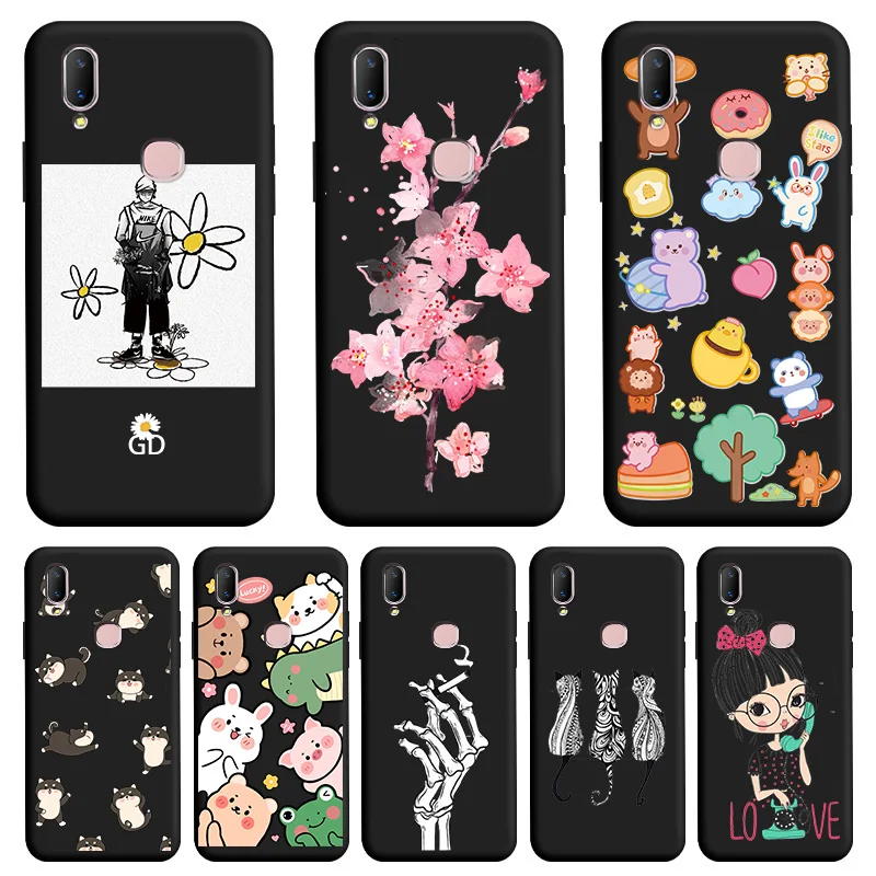 

Black Soft TPU Shell For VIVO Z3 Z3i Z5X Z6 Case Silicone Matte Edging Shell For VIVO Z3 Z3i Z5X Z6 Case Thin Rainproof Phone