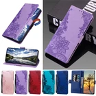 Кожаный чехол-книжка с цветочным кружевом для Xiaomi Redmi 9T 9AT 9A 9C NFC 9 Prime Redmi9 A T C AT Power 9C NFC, чехол-книжка с цветочным рисунком