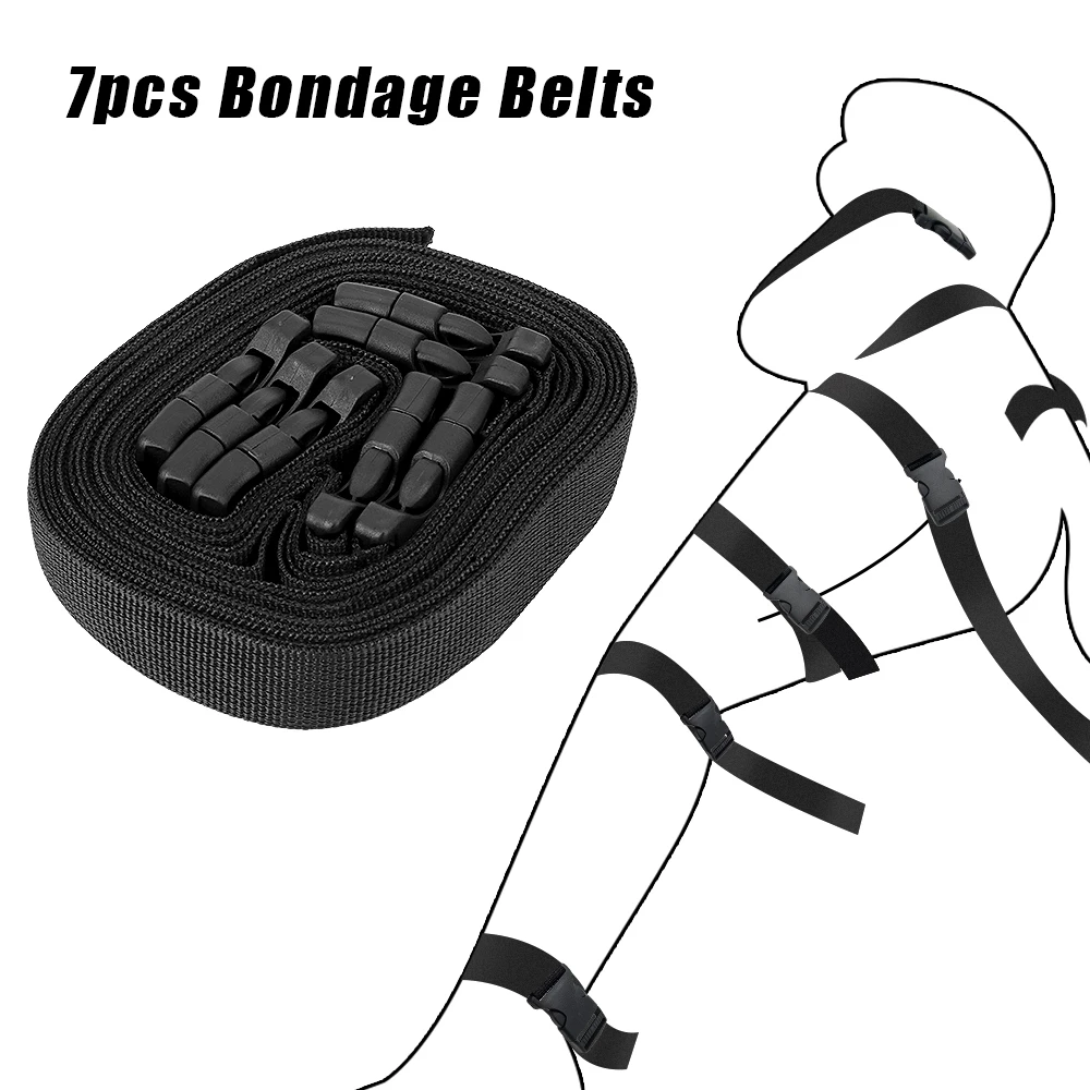 Нейлоновая веревка 7 шт./комплект секс-игрушки для пар - Цена: 316.95