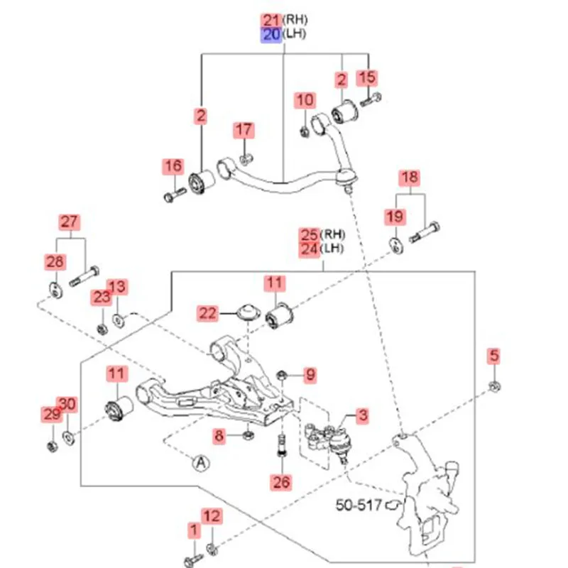 

Baificar Brand New Genuine Suspending Front Triangular Arm 54410-3E002 / 544103E002 For Kia Sorento 2003-2008 3.5L 3.8L