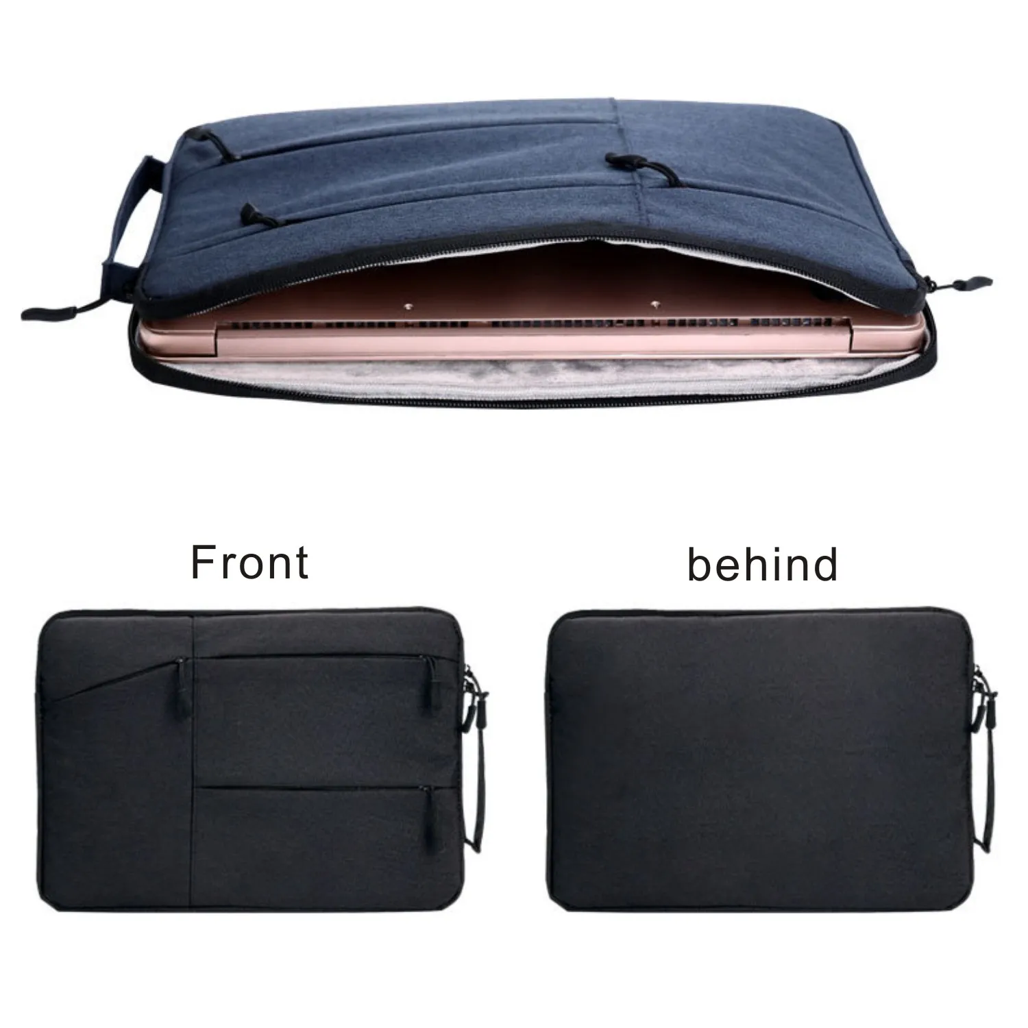 laptop bag case for macbook pro air 12 13 14 15 m1 xiaomi briefcase funda sleeve for pc computer notebook 13 3 15 6 inch cover free global shipping