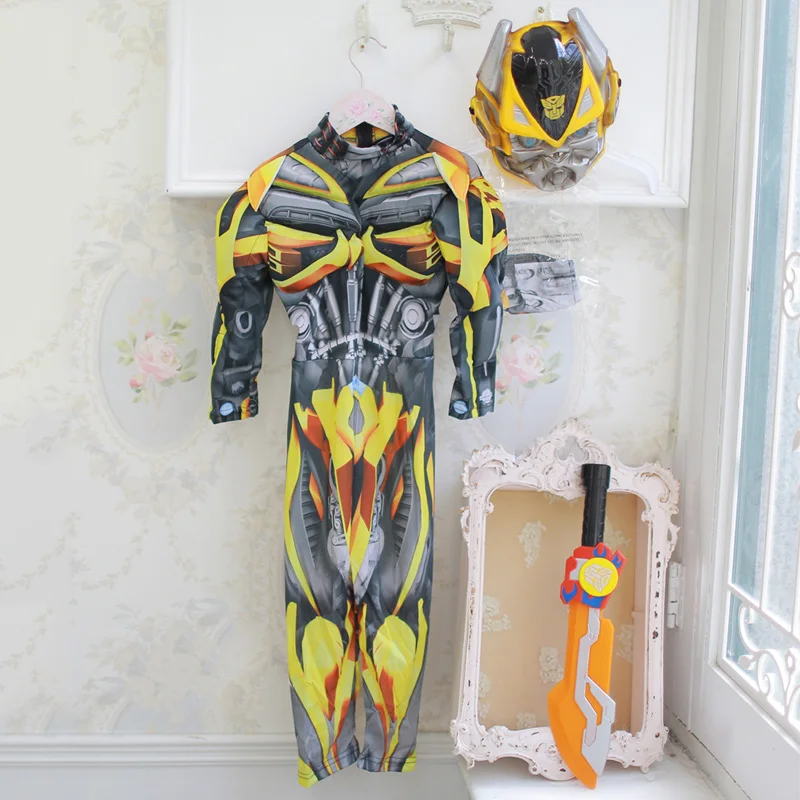 Детский карнавальный костюм на Хэллоуин для мальчиков детский трансформеров 4