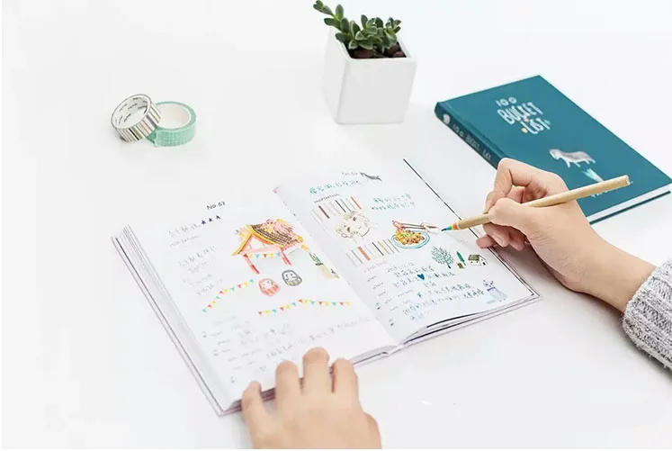 Kawaii A5 дневник, блокнот, планировщик,, альбом для рисования для школьников, путешественников, блокнот в твердом переплете, лучший подарок на Рождество, день рождения