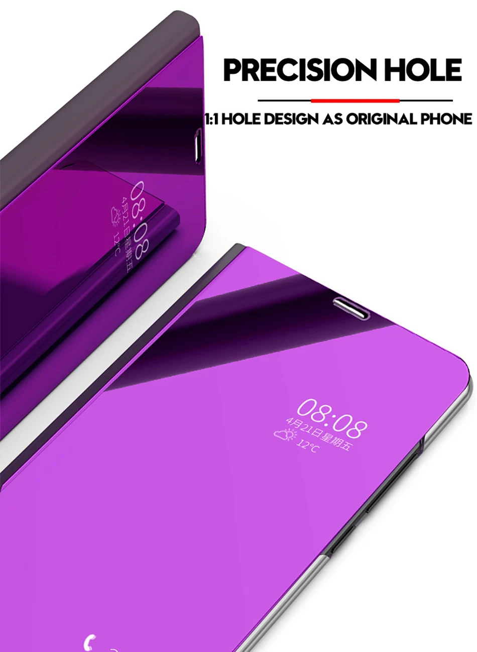 Умный зеркальный флип-чехол для телефона samsung Galaxy S9 S10 S8 S7 S6 Edge Plus S10E Прозрачный чехол для samsung Note 9 8 5 4 3 Чехол