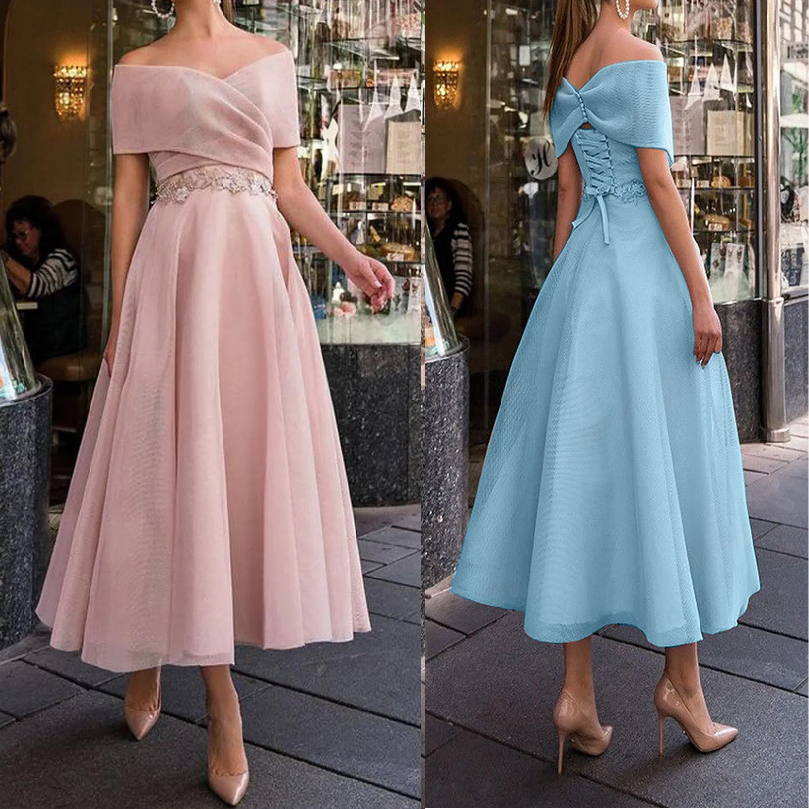 

2021 Fashion Off Shoulder Homecoming Dress Sexy Lace Strapless Backless Tutu Skirt Prom Celebrity Robes De Soire Vestido Con Tul