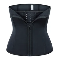 corsets for women casual waist trainer double belt outdoor sport slimming soft corset body shaped plus size corset with zipper