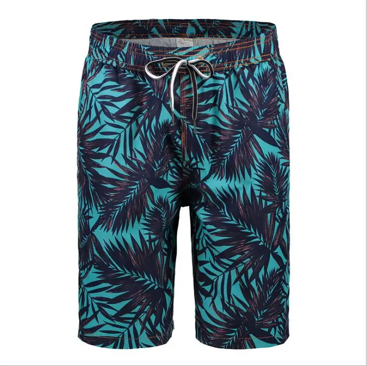 

ZNG in summer, American and European four-point printed beach trousers, men's fast dry surfing