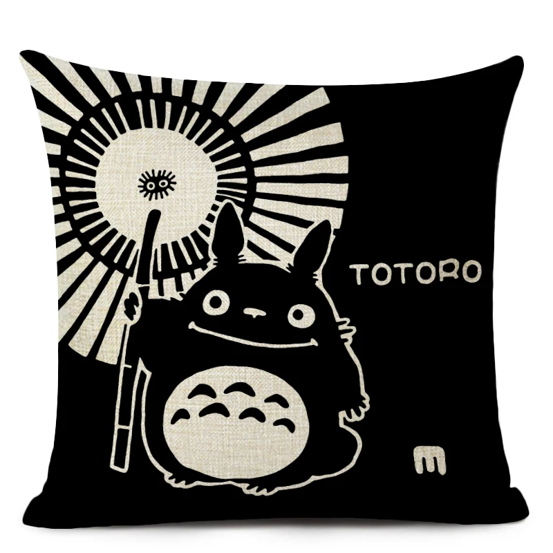 Мультяшный модный декоративный чехол для подушки МИЛЫЙ Тоторо наволочка