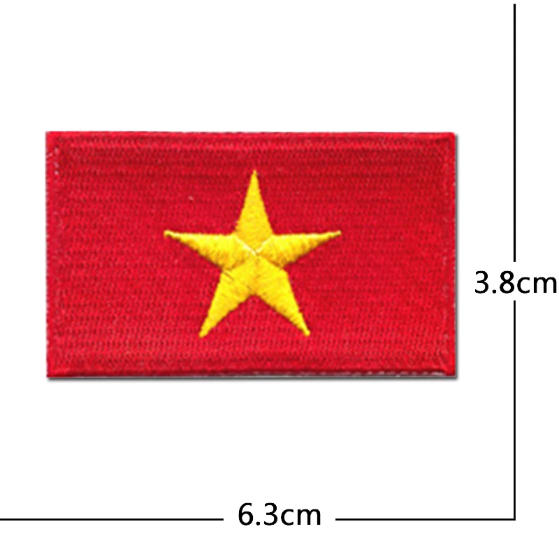 Нашивки с компьютерной вышивкой и национальным флагом гладильная аппликация