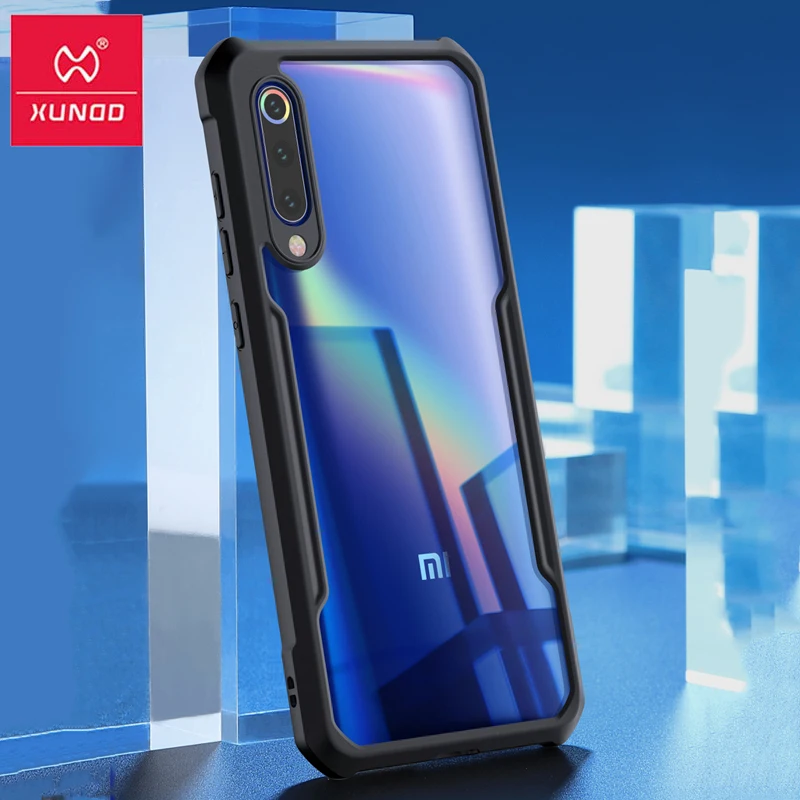 XUNDD подушка безопасности противоударный чехол для Xiaomi Mi9 полный защитный чехол прозрачный PC задняя крышка для Xiaomi Mi9 Pro Чехол Coque