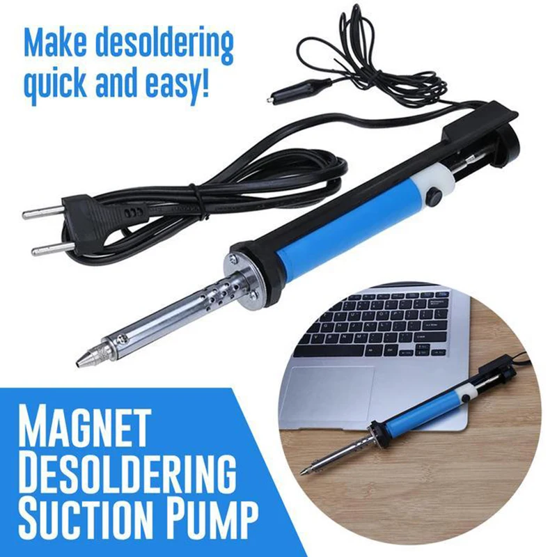 

Desoldering Suction Pump Manual Solder Sucker Dual-purpose Electric Soldering Iron TSH Shop