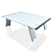 hot sale aluminum alloy mini outdoor folding table picnic barbecue tours tableware ultra light folding computer bed desk