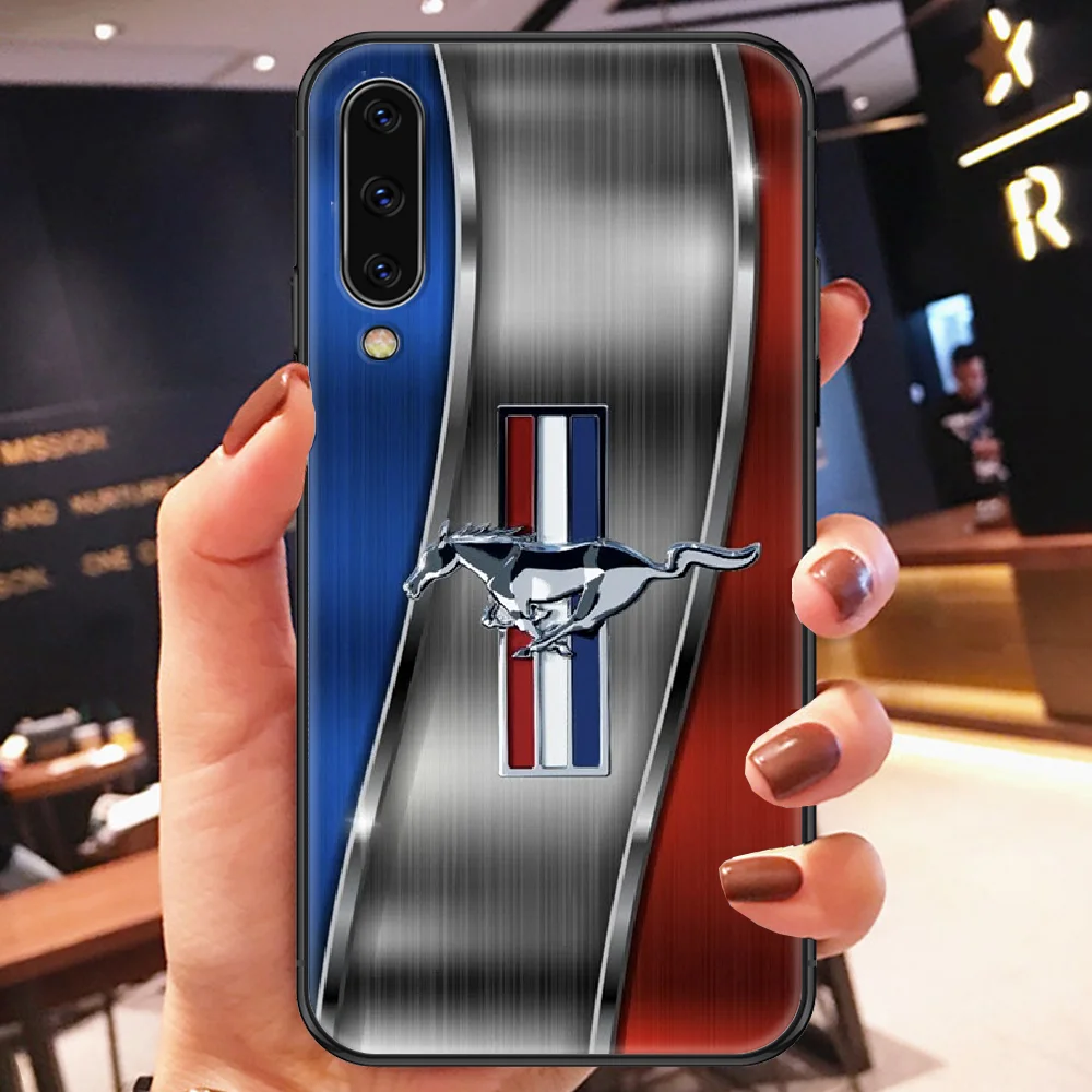 

Mustang Shelby Sports Car Logo Phone case For Samsung Galaxy A 3 5 7 8 10 20 21 30 40 50 51 70 71 E S 2016 2018 4G black art