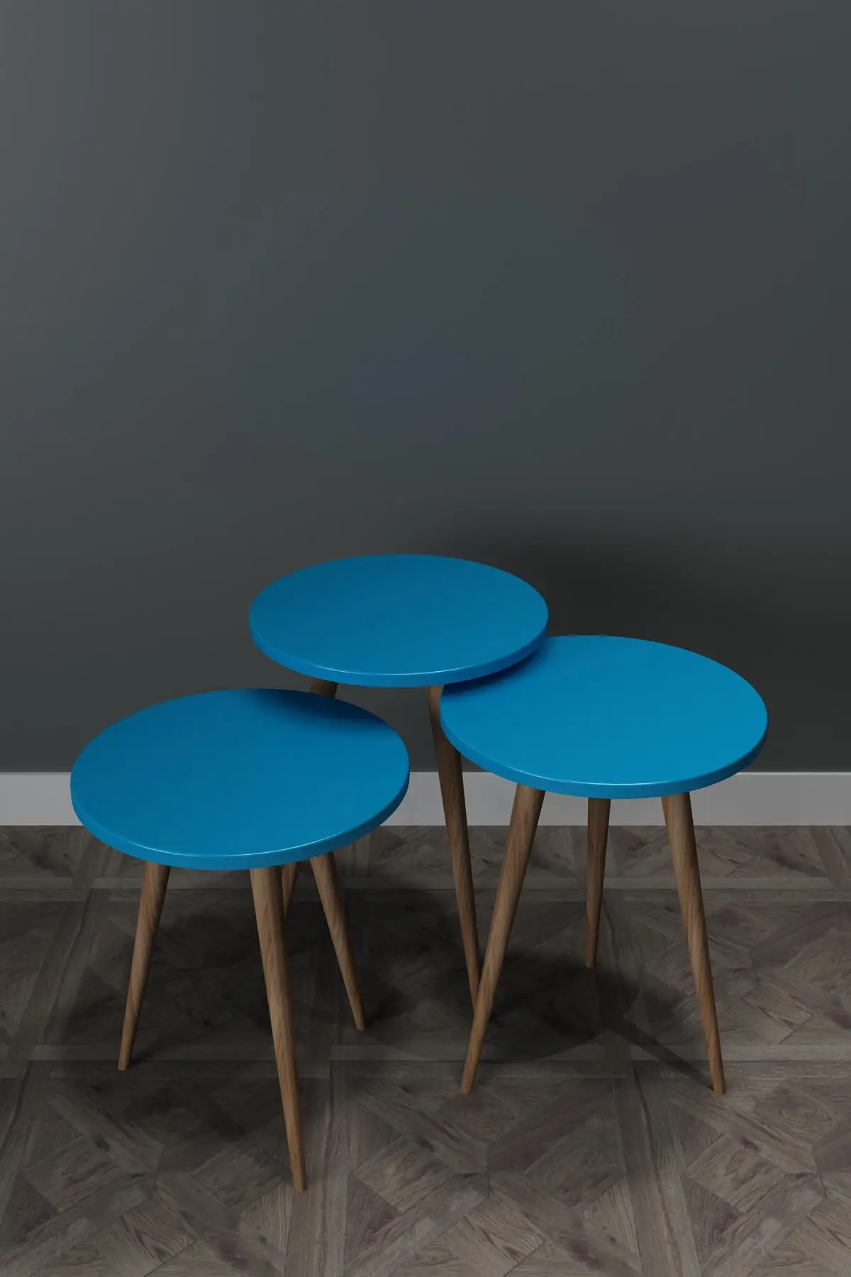 

Lante Zigon Coffee Table Sky Blue made in turkiye