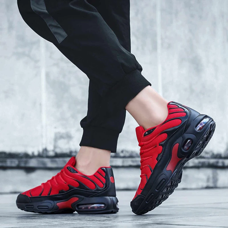 

New Spring And Autumn Tide Shoes Sports Casual Running Shoes Mesh all-match Breathable Shock Absorption Air Cushion men's Shoes