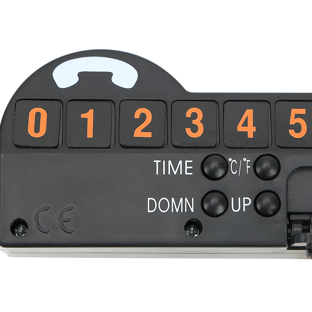 Car Clock Digital Display Exterior Thermometer Compass Parking Plate Dashboard On-board Computer Monitoring Kit Auto Accessories |