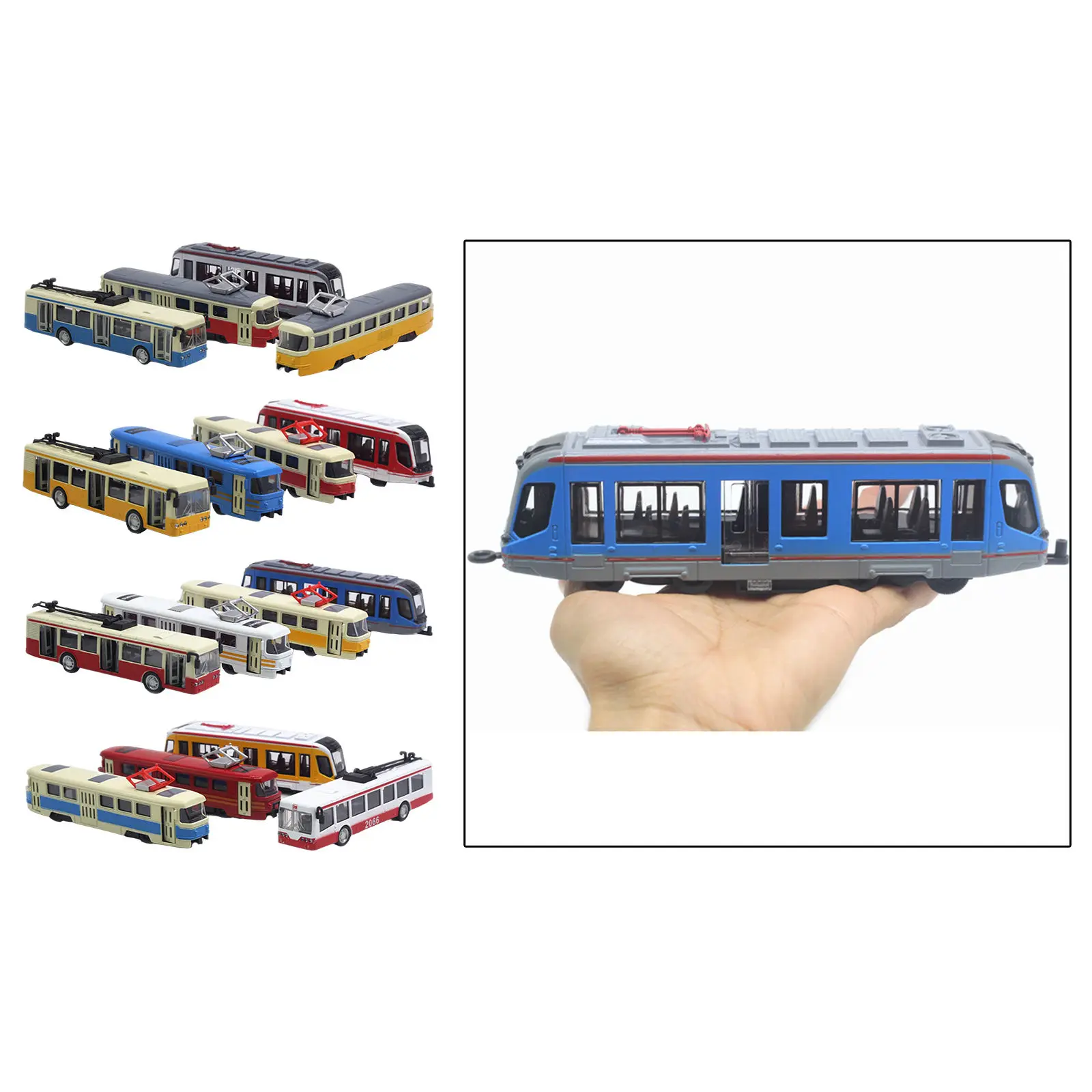 

Модель автомобиля 4 шт., Игрушечная модель автобуса, искусственный автобус, развивающая игрушка, автомобиль для детей 4-6 лет