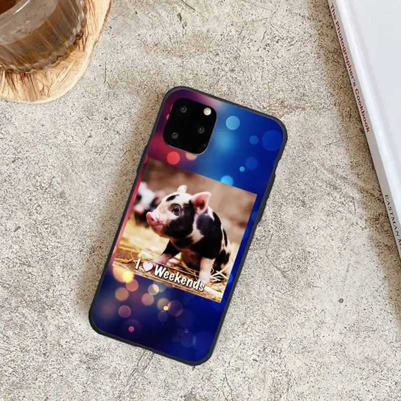 

Cute pink pig Phone Cases for iPhone 8 7 6 6S Plus X 5S SE 2020 XR 11 12 Pro mini pro XS MAX