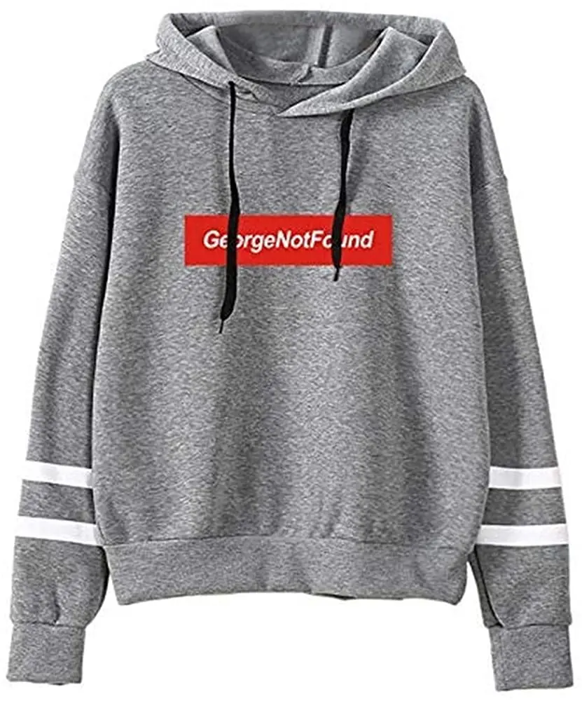 Hoodis georgenotfind Merch Logo для женщин/мужчин толстовка с длинным рукавом и капюшоном |