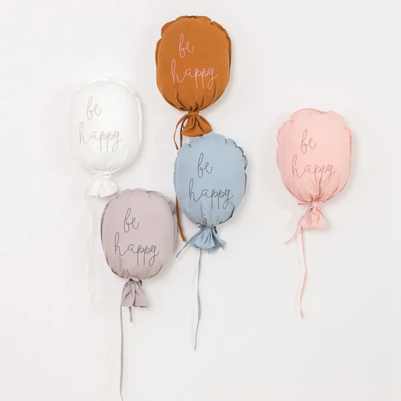 

Симпатичные воздушные шары, настенные украшения, хлопковые подвесные украшения для детской комнаты в скандинавском стиле, украшения для детской спальни, домашний декор
